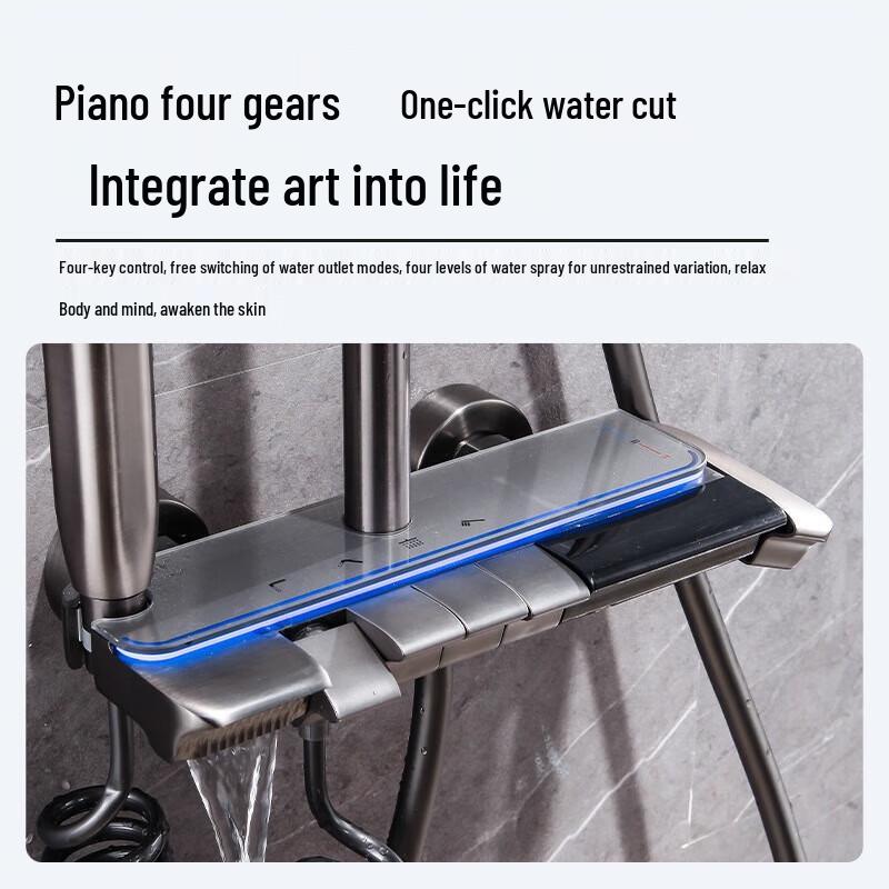 LiIong Smart Digital Piano Key Shower Set