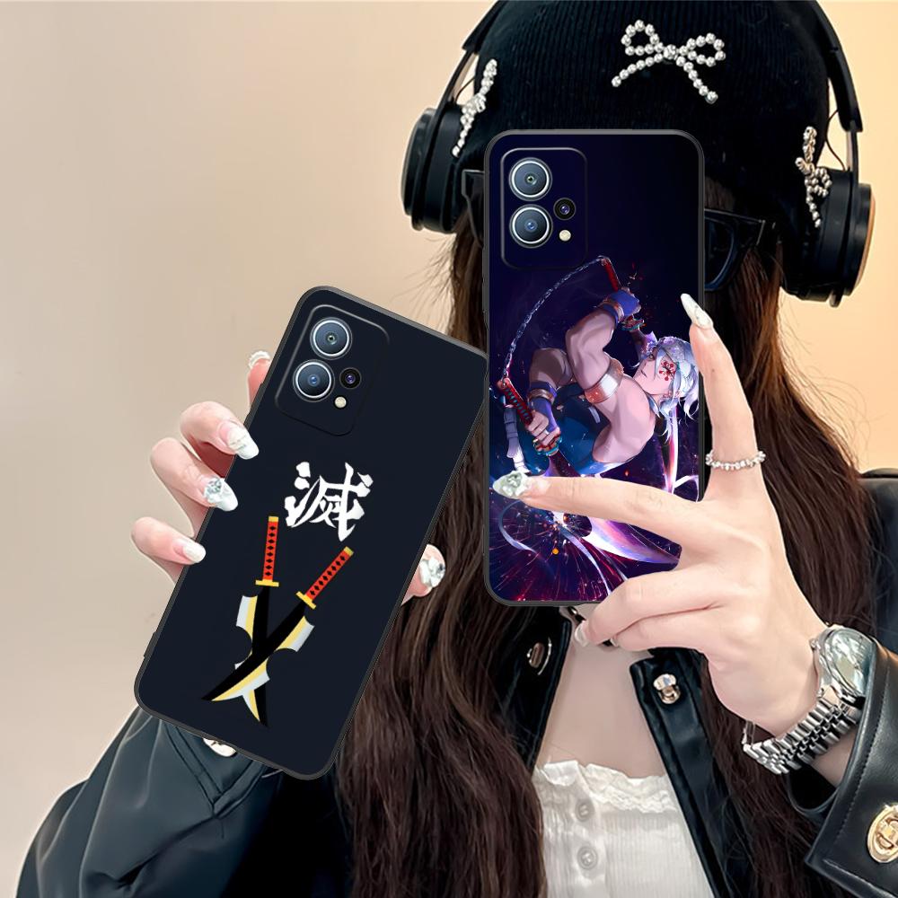 Чехол для телефона Demon Slayer Тэнген Узуй для Huawei P60 P50 P40 P30 P20 P10 P9 P8 Pro Lite Plus Черный Чехол для Смартфона Роскошный
