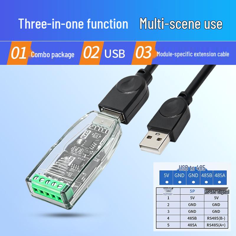 USB to 485/232/422 Converter Module: Industrial-Grade Serial Port Debugger for Laptop