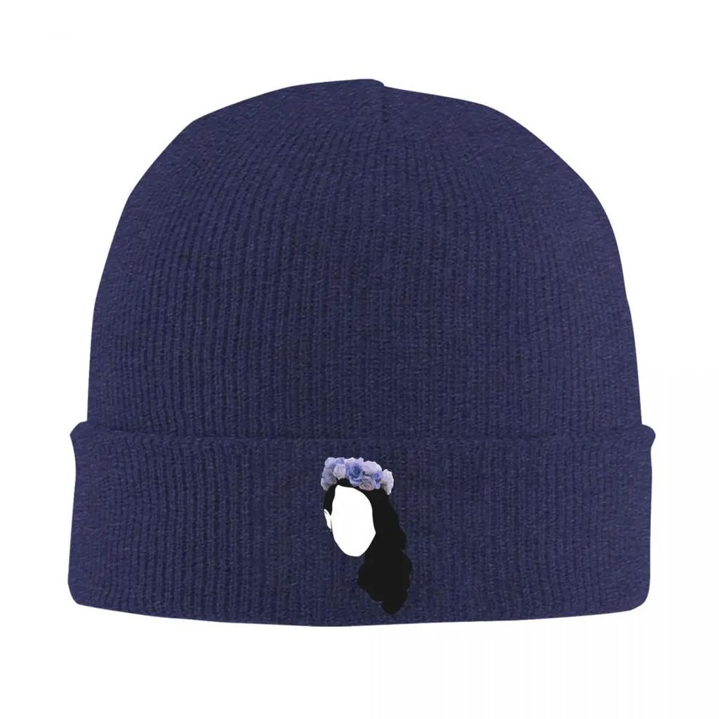 New Lana Del Rey Simplistic Hats Autumn Winter Beanie Warm Ultraviolence Hip Hop Music Album Caps FeUnisex Unisex Acrylic Knitt