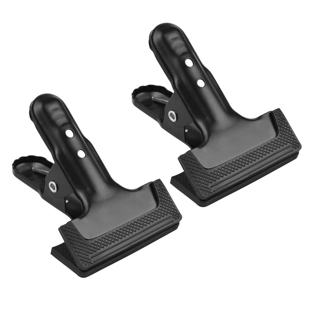 Сверхмощный пружинный металлический зажим для фотосъемки, зажимы для фона, держатель для фона с резиной