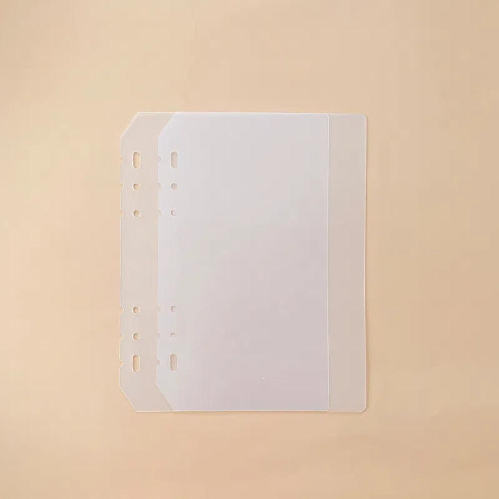 2pcs DIY Loose-Leaf Notebook Refill Paper PP Refill Spiral Page Binder Indexing Cards  Journal
