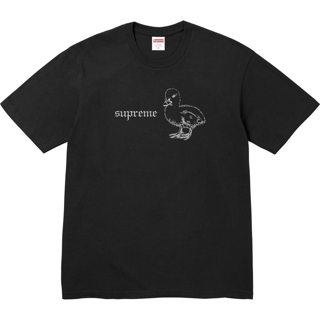 Supreme Футболка с уткой Черная
