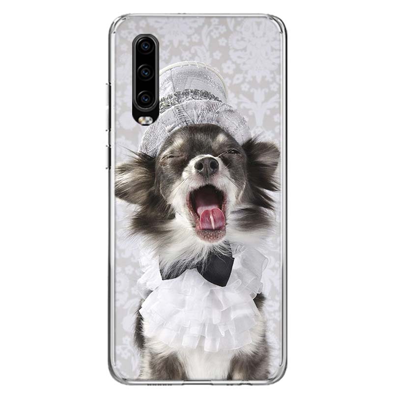 Чехол для телефона с чашкой чихуахуа и собаками для Huawei P30 P20 P10 P40 P50 Pro Mate 20 40 30 10 Lite, популярные Fundas Art Gift