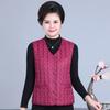Winter New Down Vest Mother Outfit Middle-aged and Elderly Plus Fat Large Size Vest
