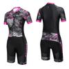 Женский короткий триатлонный костюм-комбинезон Tri Sets Pro Team, быстросохнущий, дышащий Skinsuit, летний дышащий цельный костюм для велоспорта, набор 2026