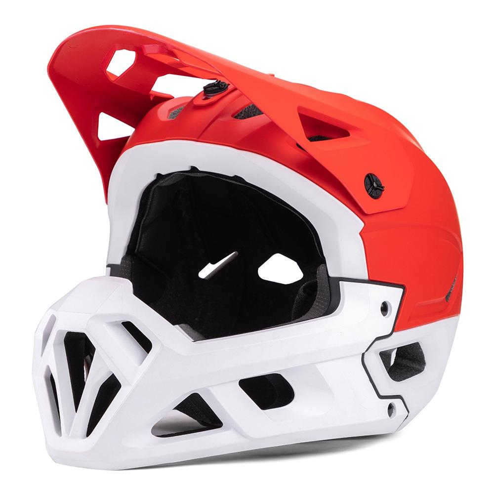 Protective Off-road Helmet Mountain Bike Full Helmet Adult Men's and Women's Bicycle Off-road Full Helmet Integrated Forming