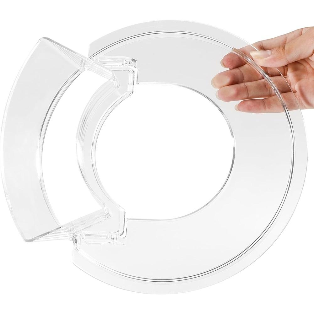 Tilt-Head Mixer Pouring Shield - Splash guard with removable pouring chute, compatible with KitchenAid 5.5-7 Quart Bowl-Lift Stand Mixers