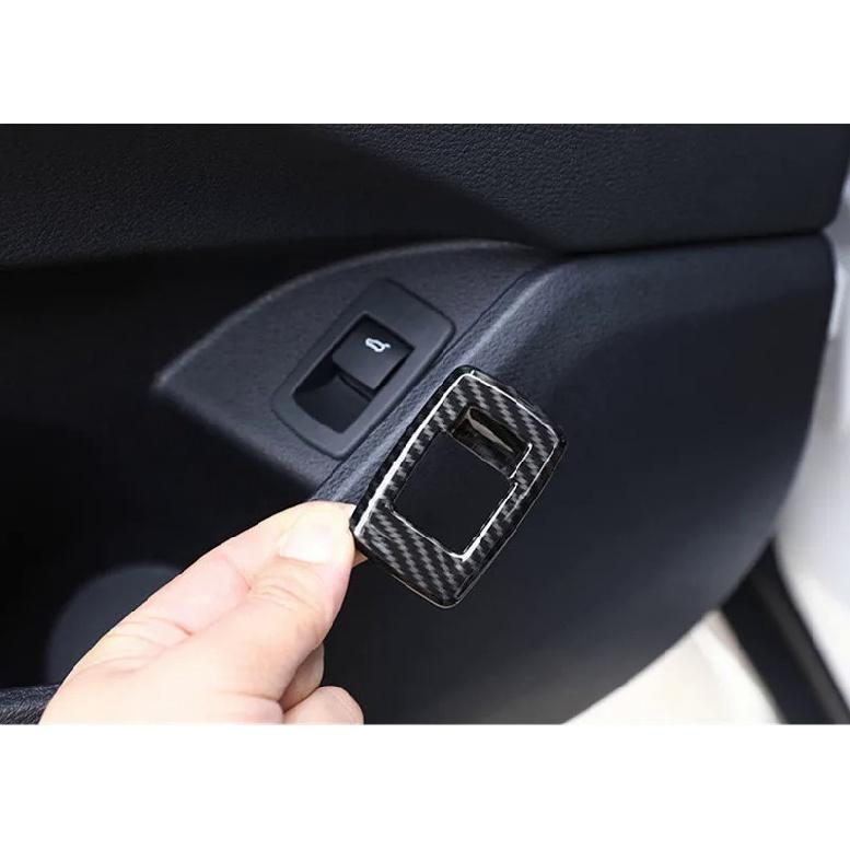 ABS Car Rear Tail Door Switch Button Decorative Frame Trim Fit For BMW X1 F48 X2 F47 2016- Auto Interior Accessories