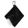 1Pcs Grey Outdoor Sports Towe Golf Ball Cleaning Towel Microfiber Scrub Cleaning Club Wipe Ball Towel Golf Ball Cleaning Towel