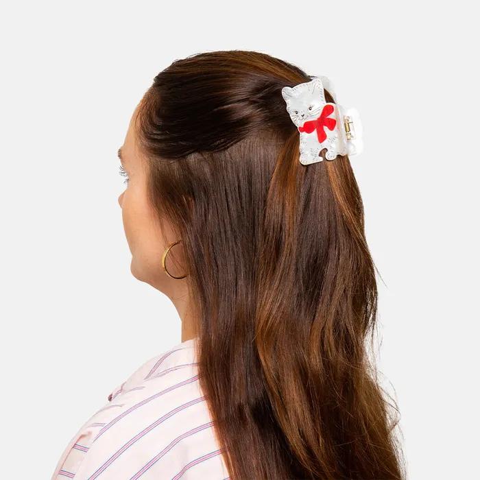 It My Socks Vintage Cat Hair Claw Clip
