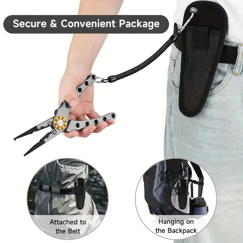 Рыболовные снасти, портативные плоскогубцы для приманок, многофункциональные ножницы из алюминиевого сплава, экстракторы крючков, рыболовное оборудование, рыболовные инструменты