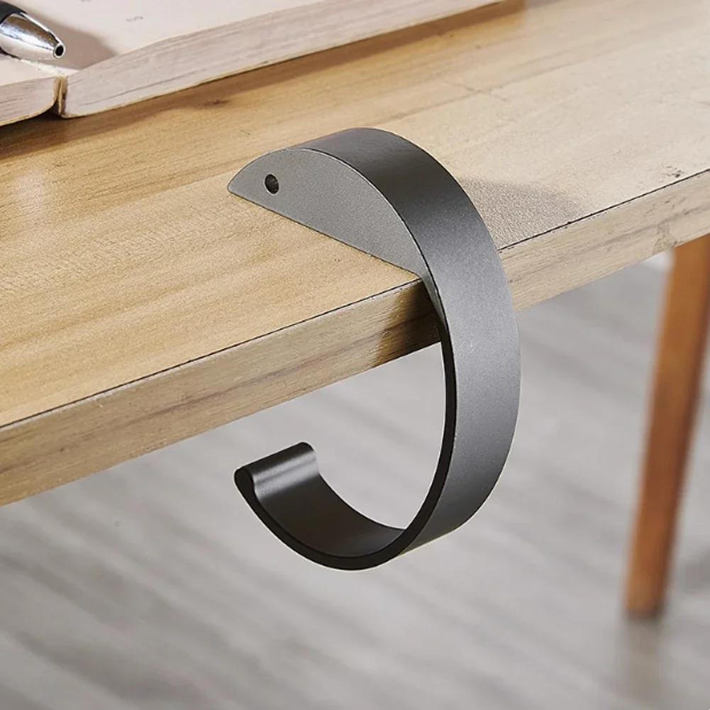 Punch-free Desk Edge Hook Adjustable Gaming Headset Desk Hanger Backpack Storage Hanging Hook Holder Home Office Organizer