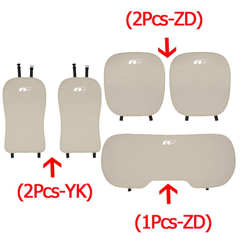 Для VOLKSWAGEN VW Volkswagen Чехол на сиденье автомобиля Ледяной шелк Подушка Защитные накладки Для VW GTI Polo Golf Passat Tiguan Arteon Touareg CC
