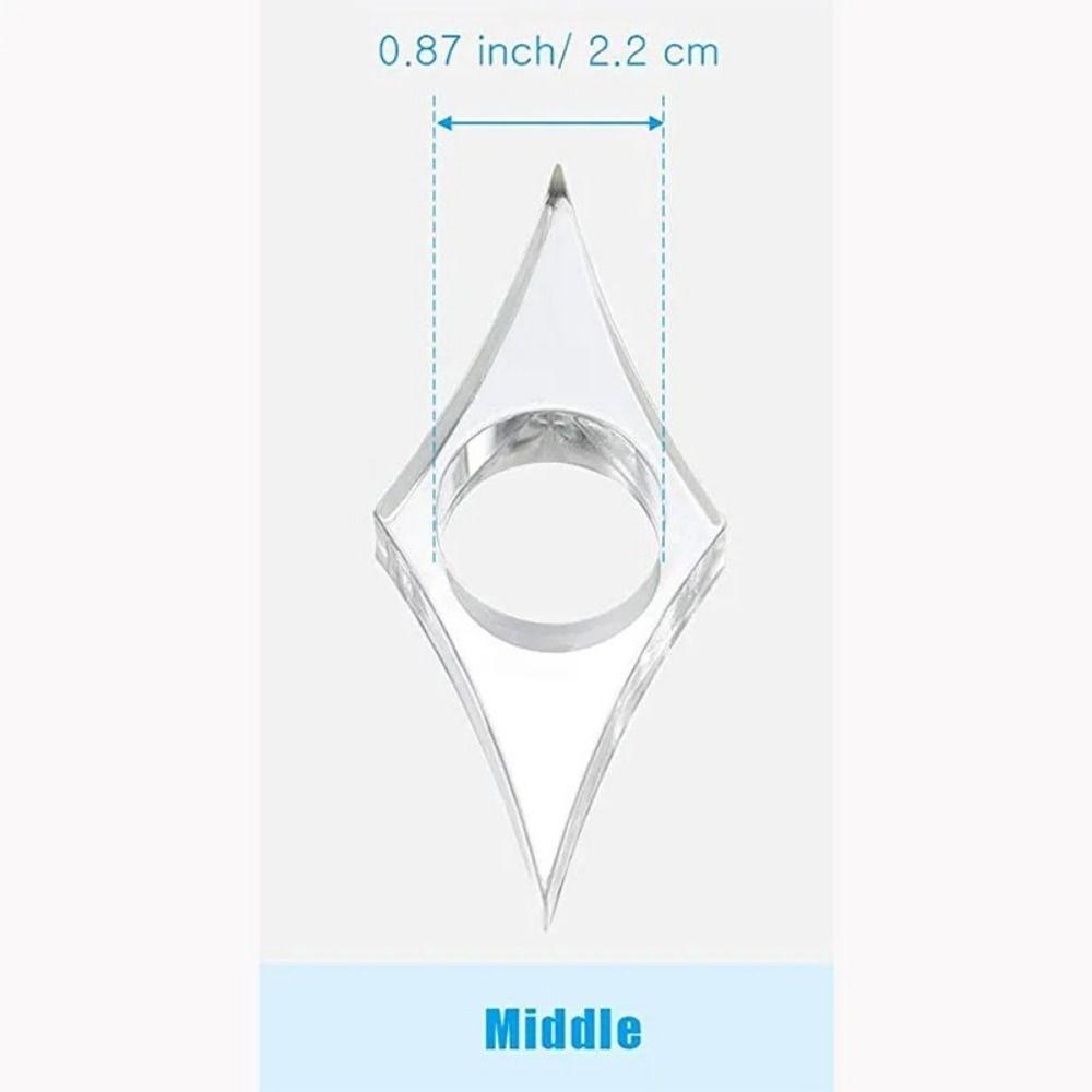 Multi-function Thumb Book Brace Acrylic Book Page Holders Thumb Book Support  Book Marker