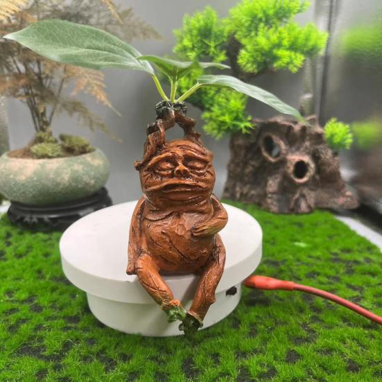 Мандрагора Статуя Смоляное Украшение Яркое Выражение Статуя Смоляная Украшение Домашнего Сада Смешной