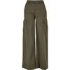 Urban Classics Ladies - Wide Leg Twill Cargo Pantalon