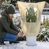Утепленный чехол для растений для томатных кустов, защита от мороза с окошком для обзора, сверхтолстое нетканое полотно, зимние садовые принадлежности, одеяло, для деревьев от ветра и снега