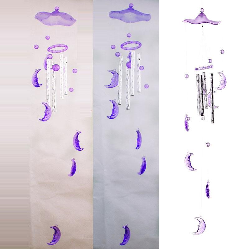 1x Cute Metal Tubes Bell Wind Chimes Garden-Yard Hanging Home Decor Creative Lucky Humming Bird Wind Chimes Bells Hanging Gift