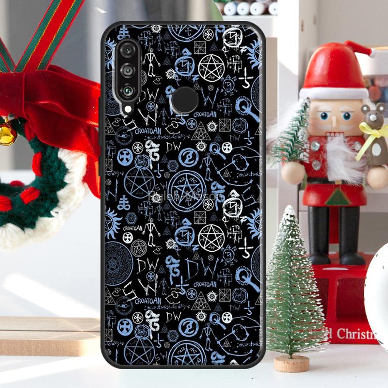 Чехол для телефона Huawei Nova 12i 11i 8i 12s Y73 Y72 Y61 Y91 Y90 Y70 Y60 9 10 SE P60 Pro P30 P40 Lite с изображением Сверхъестественное