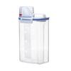 Transparent Sealed Storage Jar for Flour, Grains, Rice, and Pet Food