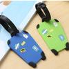 Silicone Luggage Tag Travel Trolley Case Identification Label Three-Dimensional Pattern BackpackSignatureInformationAnti-Lost-DH