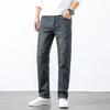 Мужские Джинсы Осень Зима Новый Стиль Ретро Свободные Прямые Широкие Штаны Эластичные Модные Брюки Универсальные и Повседневные