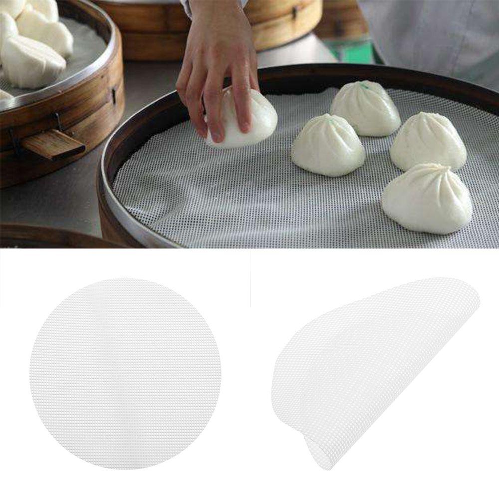 Eco-friendly Non-Stick Cookware Steamer Pad Dim Sum Paper Silicone Mat Cooking Tools