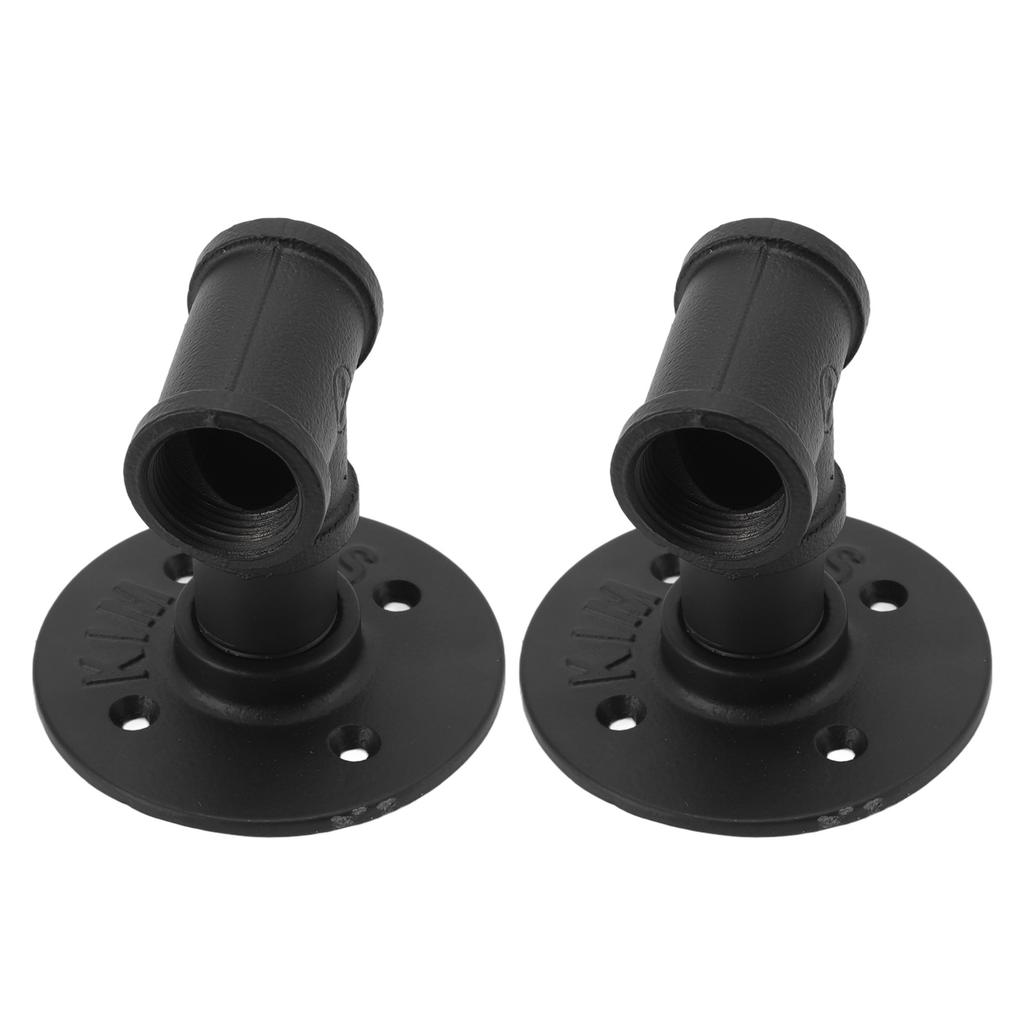 2 Sets Single Bottle Wine Rack Iron Wall Mounted Hanging Wine Display Holder for Bar Home Decoration