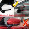 Для Mazda 3 Axela 2014- Автомобильное Зеркало Заднего Вида Боковое Зеркало Крышка Колпачок Крыла Наклейка на Кузов Отделка Дверной Карты Корпус Под карбон