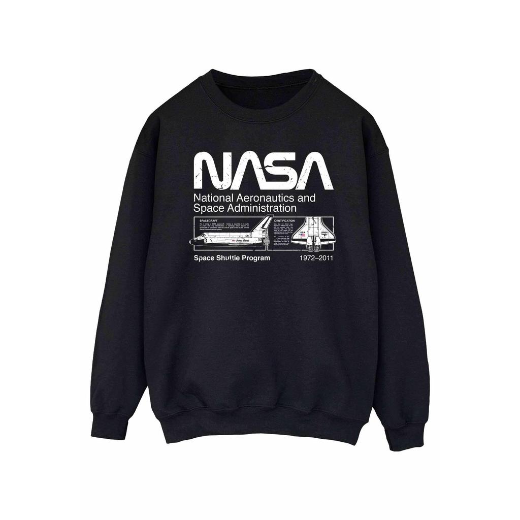 NASA Womens/Ladies Space Shuttle Sweatshirt