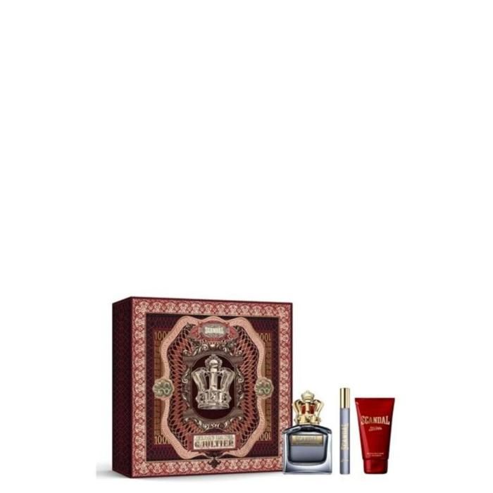 Jpg scandal for him coffret edt 100ml + mini 10ml + gel 75ml
