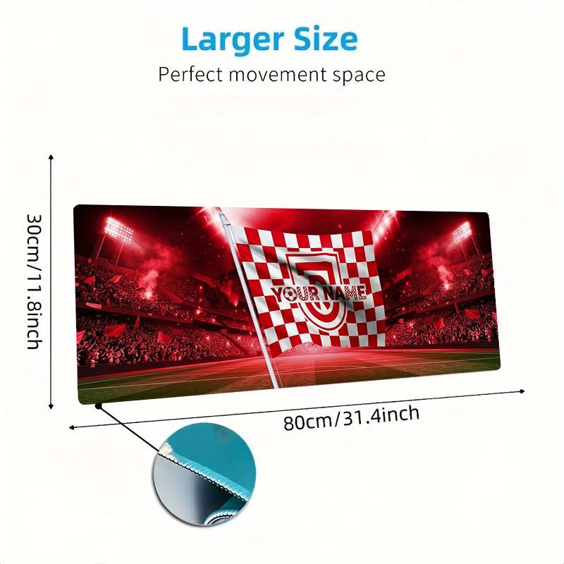 Ssv Jahn Regensburg Custom Name Large Size Mouse Pad Large Gaming Table Cushion Non-slip Laptop Tablet Big Mousepad XXL Mat Mini PC Playmat With Lock