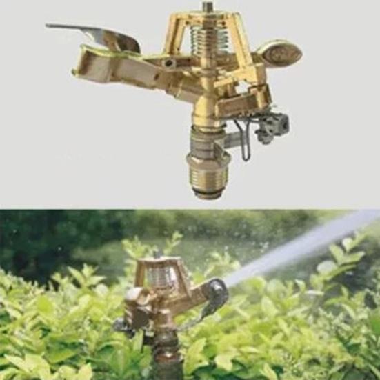 Поворотный на 360 градусов садовый спринклер для воды, распылительная насадка 1/2 дюйма, инструмент с коромыслом