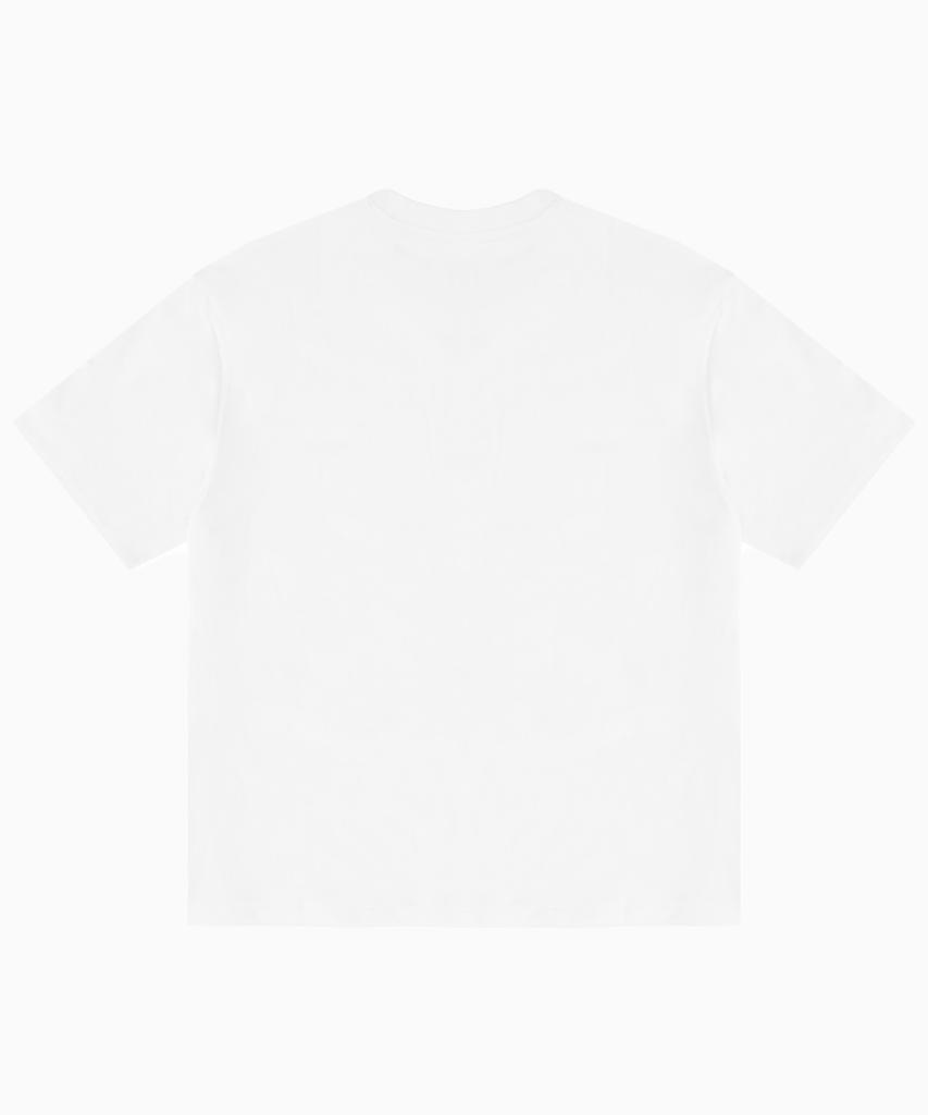 SAINTPAIN Sp Air Cotton Double Cross Short Sleeve Tee White