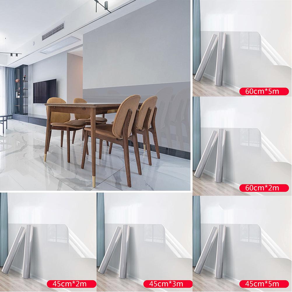 Прозрачная электростатическая антигрязная защитная пленка для наклейки на стену без клея