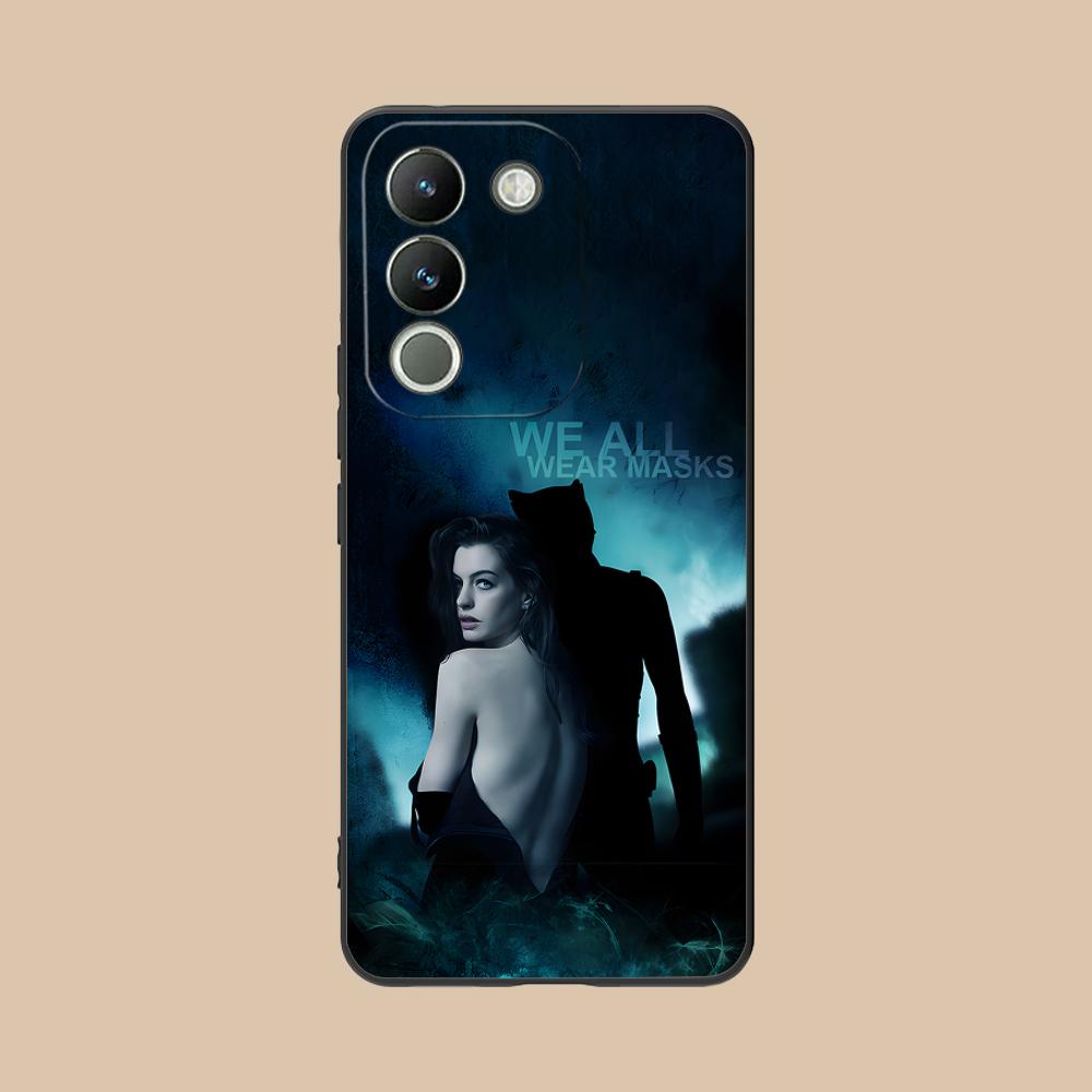 Anne Hathaway Mobile Phone Case for VIVO V60 V50 V40 V30 V29 V27 V25 V23 Pro Lite 5G Colorful Printing Cover Luxury Cover