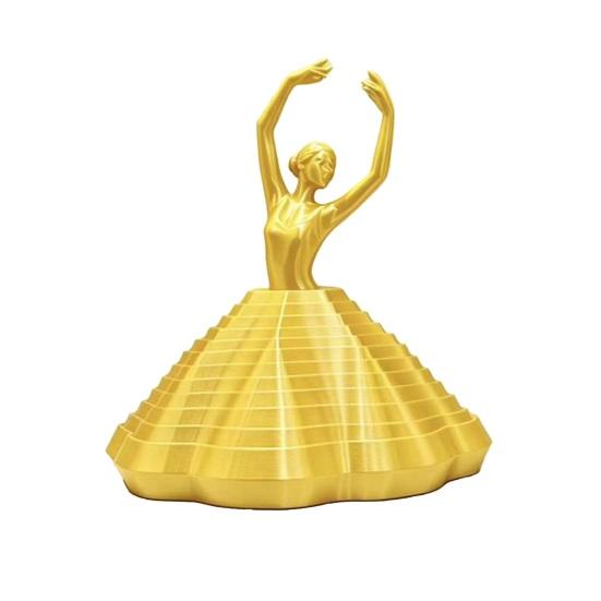 Вращающаяся балерина из 3D-печати, игрушка-спиннер, танцовщица балета, кинетическая настольная игрушка, расширенная сенсорная игрушка для снятия стресса для дома и офиса