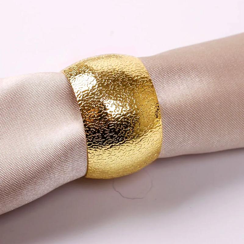 12 шт. пряжки для салфеток из металла для столовой, для свадебной вечеринки, модели колец, простые держатели для салфеток, кольца для салфеток, декор стола