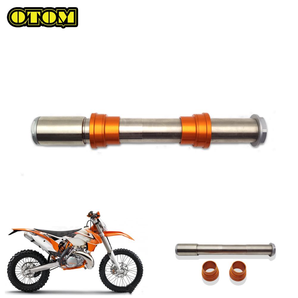 Motorcycle For KTM HUSQVARNA Front Axle Wheel Axis With Hub Spacer Bushing Nut EXC250 EXCF350 SXF450 SX125 XC300 EXC525 FC250 FE