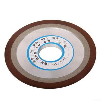 Алмазный шлифовальный круг из твердой стали с 1 конической стороной, полированный сплав, 125 мм, зернистость 180