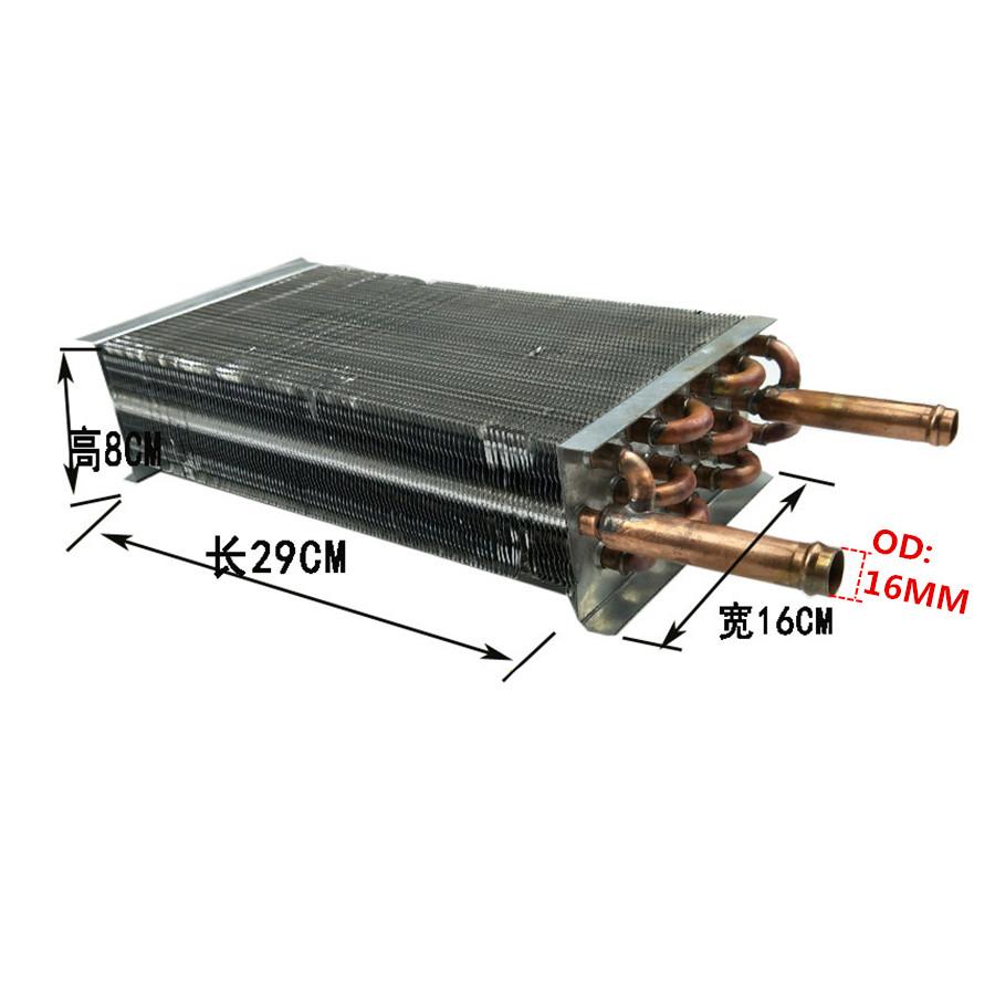 Универсальный обогреватель 12 В, двухсторонний, 12 портов, 18 проходов, полностью медная катушка для автомобиля, грузовика, винтажного маслкара, под приборную панель, металлический корпус