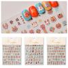 Zodiac Animals Dragon Nail Decals Lion Dance Chinese Nail Decorations  Lady