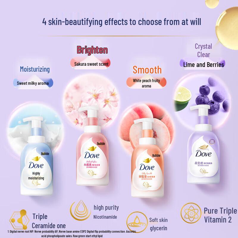 Dove Foaming Body Wash Duo Pack