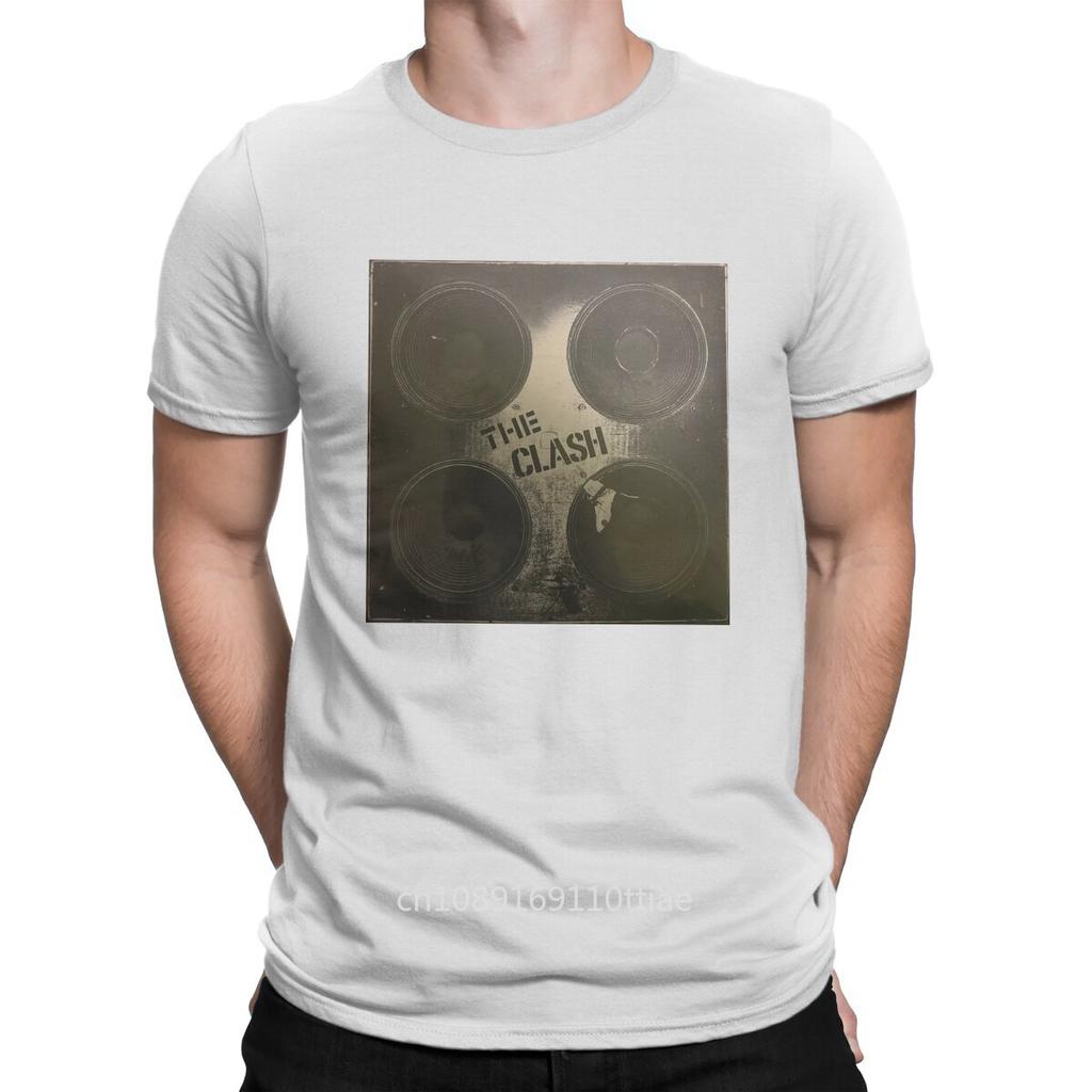 T-The Clashs Newest TShirt for Men Complete Control Round Neck Basic T Shirt Distinctive Birthday Gifts OutdoorWear
