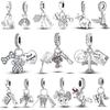 925 Silver Charms Animal Pet Pendant Fit Original Bracelet Making For Woman Jewelry Diy Gift