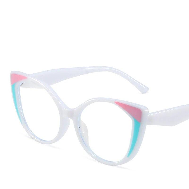 Кошачий глаз, анти-синий свет, компьютерные очки, новые женские оптические очки, оправа для женщин, брендовая дизайнерская модная роскошная оправа для очков