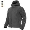 Mens Outdoor Winter Fleece Tactical Army Jacket Windproof Hiking Coats Outwear