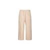Sports Lifestyle Series Solid Color Wide Leg Cropped Pants Women Pants Nude CJ3749-287