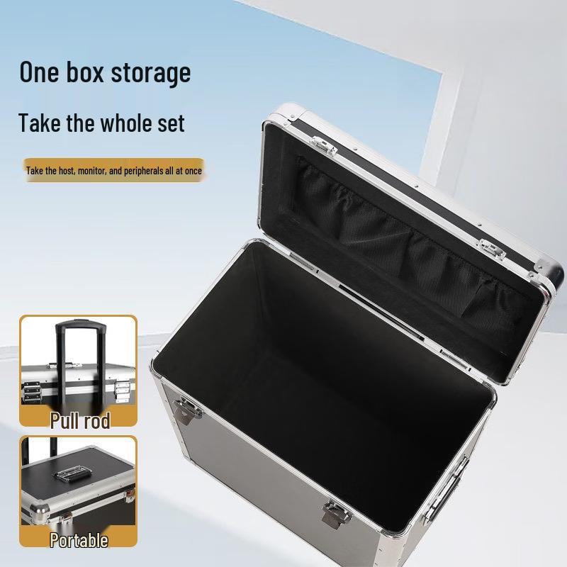 Large Aluminum Alloy Desktop PC Flight Case